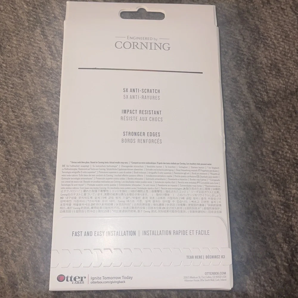 OtterBox Apple iPhone 12 & Pro‎ Amplify Antimicrobial Glass Screen Protector